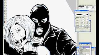 CAGRI pencilling and inking...