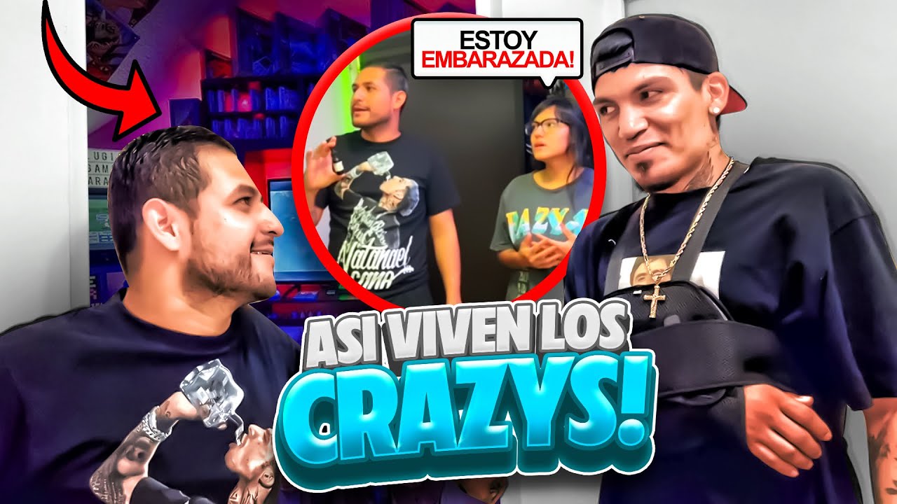 RECORRIMOS TODA SU CASA😳| COMO VIVEN REALMENTE LOS YOUTUBERS| Los crazy’s