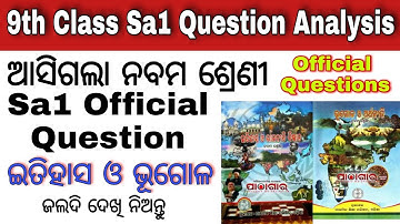 Sa1 Exam Official Question Paper Class 9/Social Science Questions/Sa1 Question Analysis