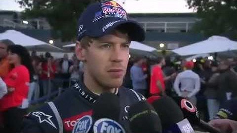 BBC Formula 1 2012 - 01 Australian GP - Vettel pleased to split McLarens.mp4