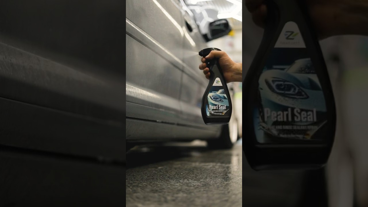 Drying with water..? Pearl Seal creates an ultra slick surface for water to slide off with ease.