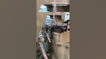 Industrial Robot Crankshaft Key Press Fit Process  #industrialrobots #industry #machine  #factory