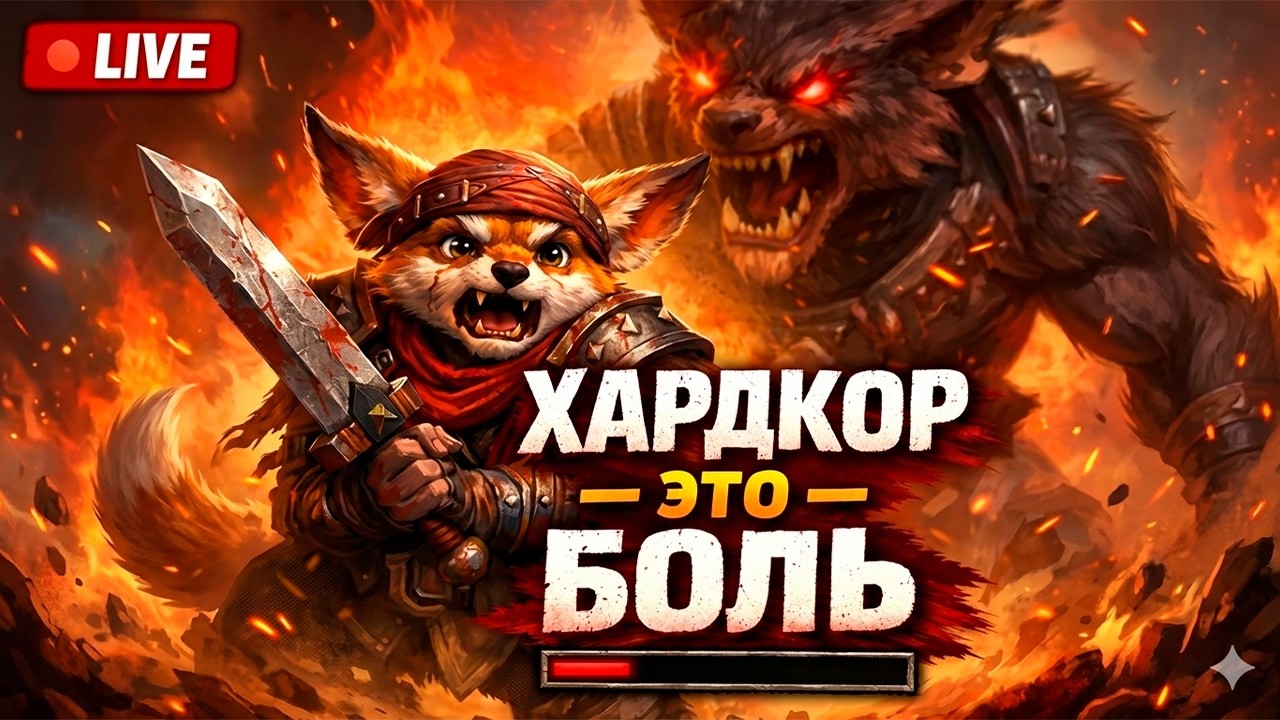 ХАРДКОР — ВЕСЕЛЬЕ 🔴 WoW Hardcore | Вульпера-Воин без права на смерть