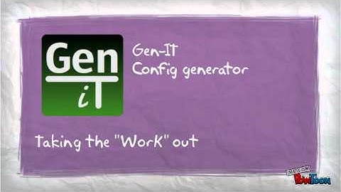 Gen-IT...taking the "work" out of Networks!