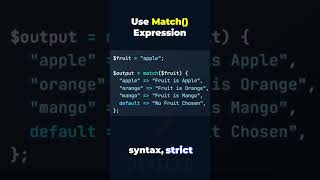 PHP Match Expression vs Switch Statement 🚀 Stop Using if else if else!