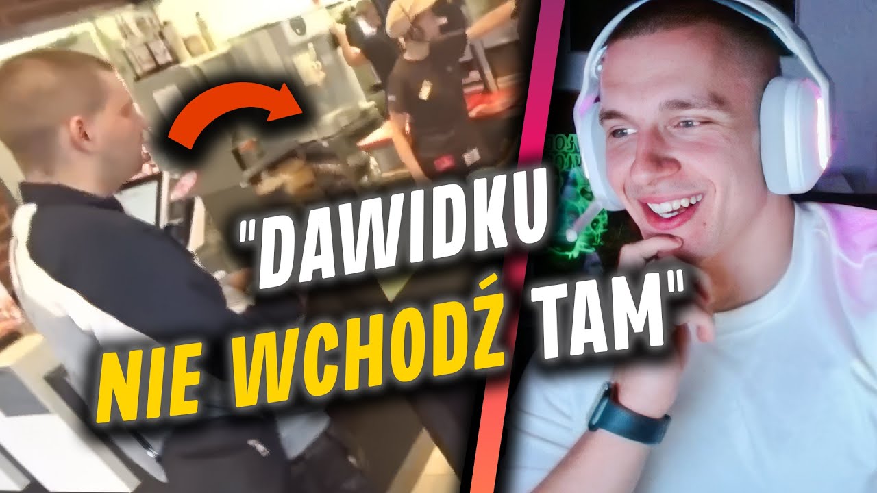 WŁODAR OGLĄDA STREAM IRL DAWIDA JASPERA | POMPKI | KFC