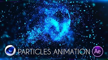 After Effects & Cinema 4D - Particles Animation