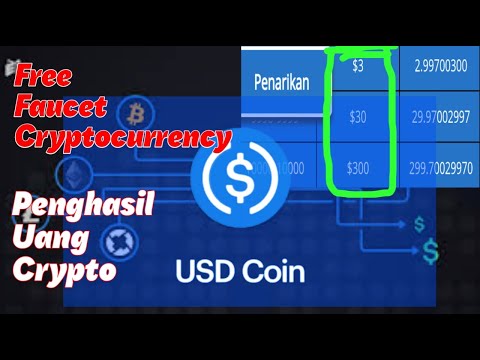 Penghasil UANG Crypto || Koin USD Coin (USDC) || Faucet Cryptocurrency GRATIS || Mining Bitcoin