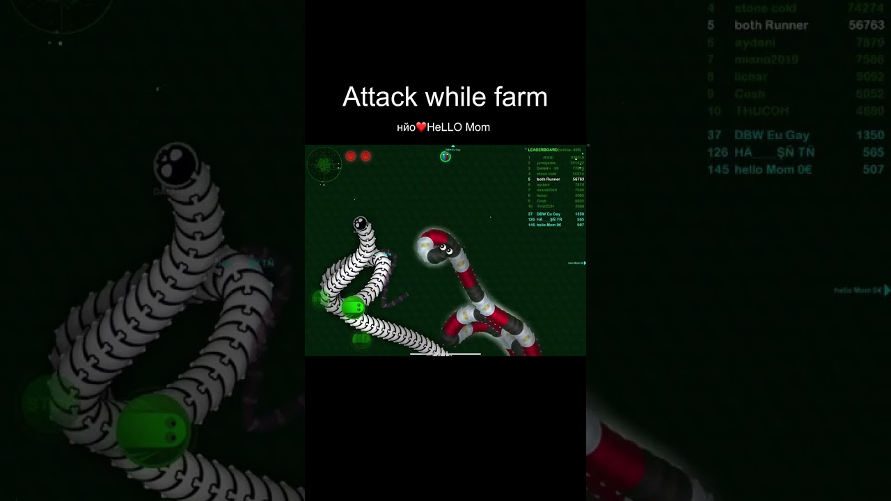 Attack while farming   