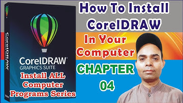 How to install CorelDraw 12 on your PC || Install All Computer Programs Series || Chapter 04