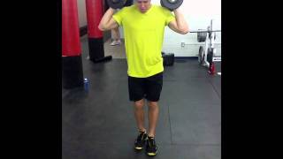 Split Stance DB Shoulder Press