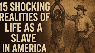 15 Shocking Realities of Life as a Slave in America| Black History