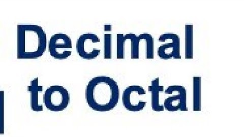 Decimal To Octal conversion of floating numbers watch in this amazing video of the day