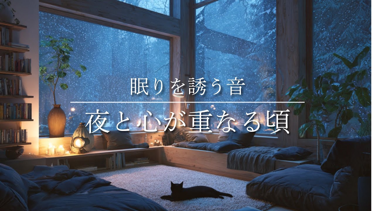 【眠る前のBGM】眠りを誘う音。夜と心が重なる頃。｜When Night and Heart Align - Gentle Guitar Lo-Fi, Deep Sleep