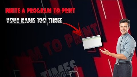 #Programming city #like #subscribe write a program to print your name 100 times.