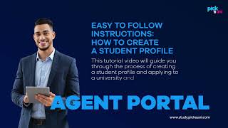 Agent Portal -  How to create a student profile.