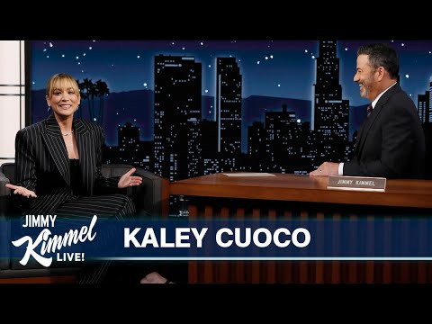 Kaley Cuoco on Getting Slapped by Sharon Stone, Rescuing a Zonkey & Anxiety Shooting Curb Episode