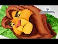 Simba Lion King fondant cake tutorial