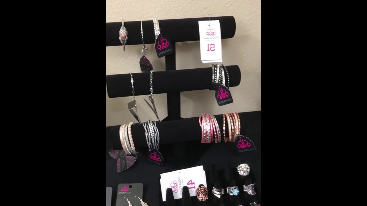 Jewelry setup for Facebook Live Bling Bash