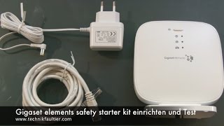Gigaset elements safety starter kit einrichten und Test screenshot 1
