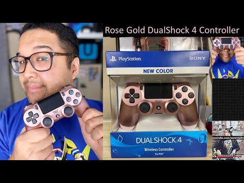 Playstation Rose Gold Dualshock 4 Wireless Controller New Color Youtube