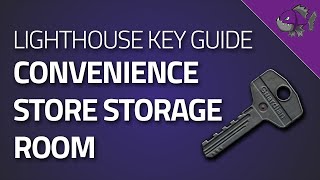 Convenience Store Storage Room - Key Guide - Escape From Tarkov