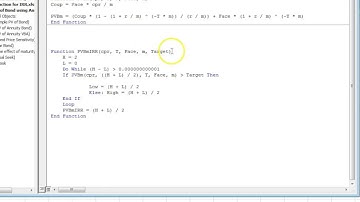 Yield To Maturity of Bond using Goal Seek