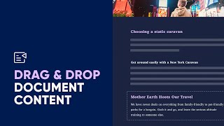 Zoho Writer—Drag & Drop Headings to Move Content