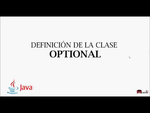 Definición de la clase Optional: Java 8