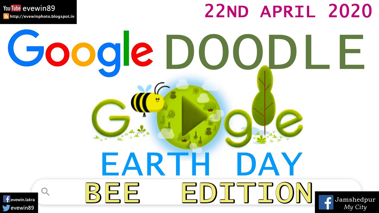 Have a bee-autiful Earth Day with this Google Doodle game