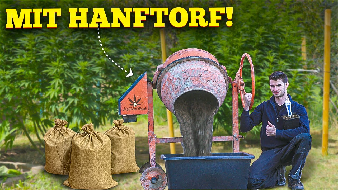 Die erste Living Soil mit Hanftorf – Wir mischen 1.000L für riesige Pflanzen!