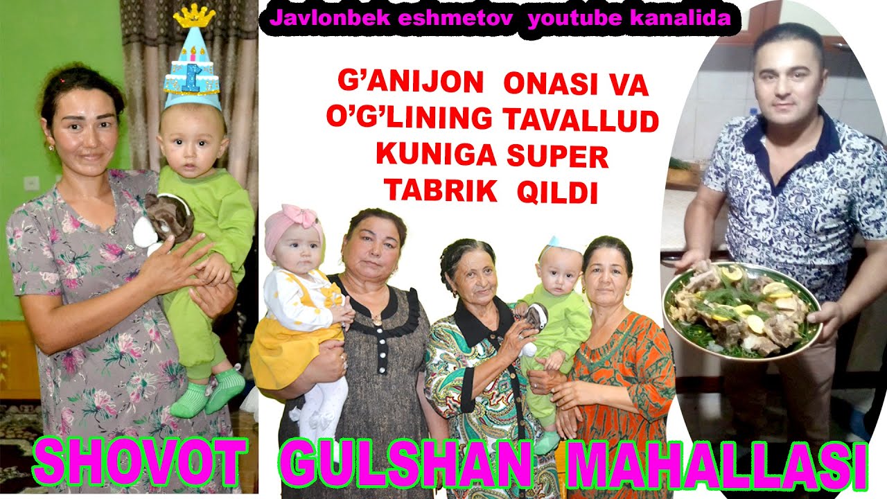 GANIJON MUXTOROV ONASI VA O'G'LIGA SUPER TABRIK QILDI#SHOVOT GULSHAN MAHALLASI #MUXTOROVLAR OILASI