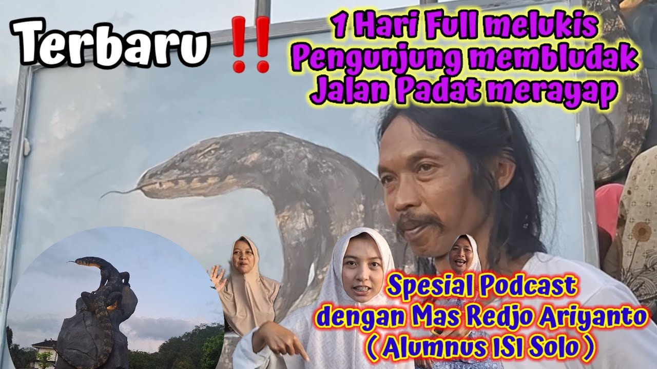 [ EKSKLUSIVE ] ‼️ dipasang dimana? Setelah Mas Ariyanto selesai melukis