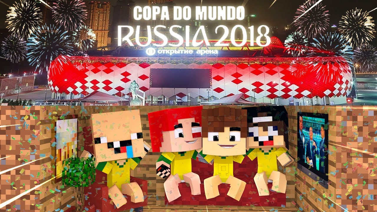 OS BEBÊS FIZERAM UMA CASA CAMUFLADA NA COPA DO MUNDO!!! - MINECRAFT