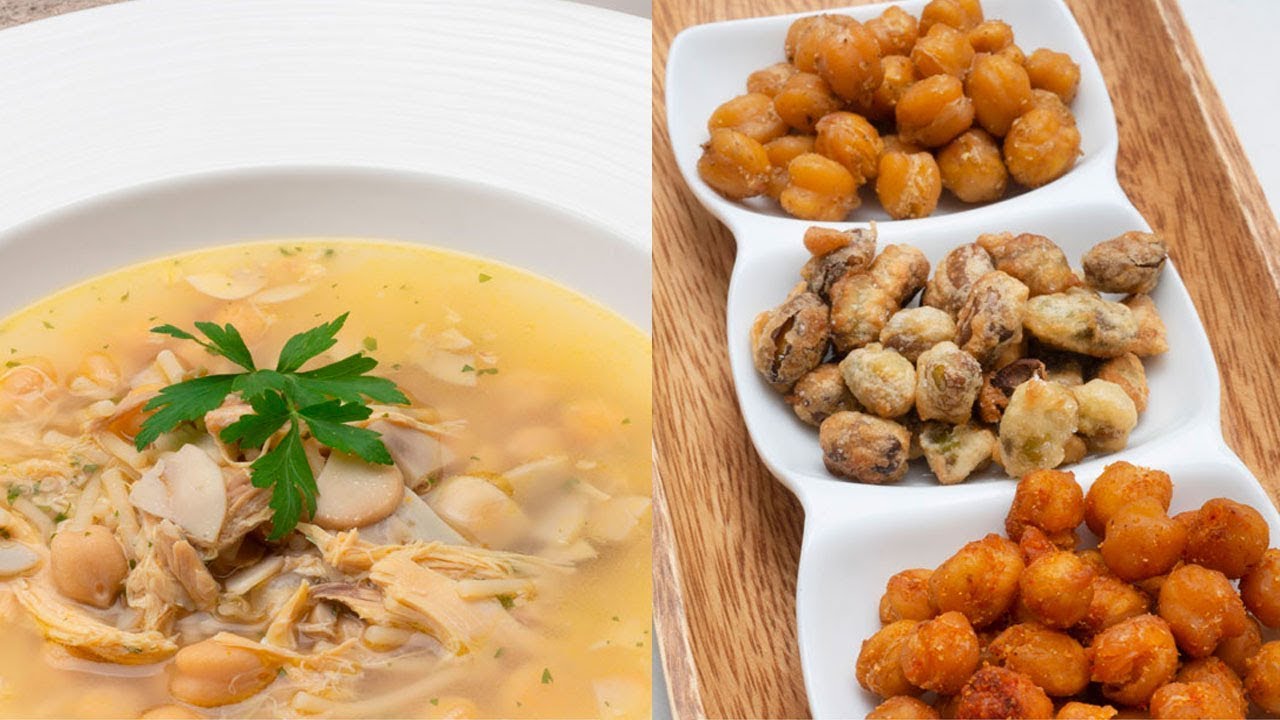 Sopa de pollo - Aperitivos salados - Cocina Abierta de Karlos Arguiñano