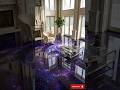 Purple Milky Way Epoxy Floor Transformation 🌌✨ | Luxury Flooring Timelapse #shorts #trending #viral