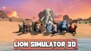 🦁Lion Simulator 3D- Wild Animals World - Savannah Simulator-By Animals Wildlife Studio-Android