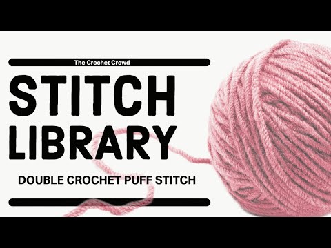 BEGINNER Crochet Double Crochet Puff Stitch dc puff st