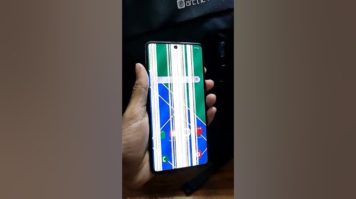 Samsung galaxy A71 display vertical line after software update