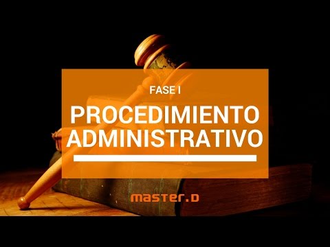 Procedimiento Administrativo - Jornada I | MasterD