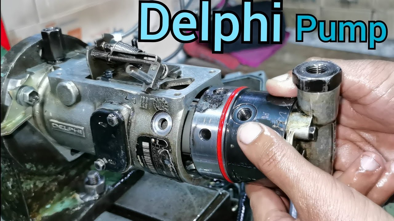 Mf tractor fuel pump head rotor fitting delphi puml YouTube