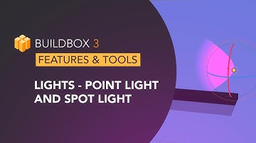 Buildbox 3 Features and Tools: Lights - Point Light and Spot Light