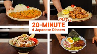 These 20 Minute Japanese Weeknight Dinners Will Change Your LIFE! Part 2