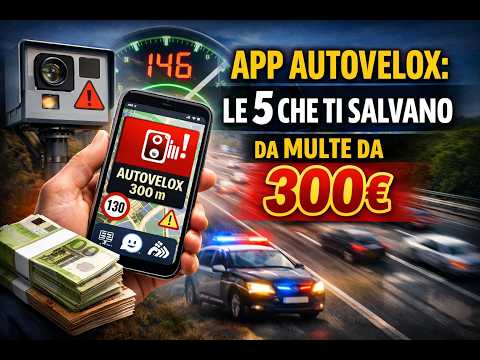 Video App Autovelox: Le 5 che Ti Salvano da Multe da 300€
