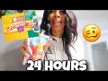 Eating ONLY Lunchables for 24HOURS! | TayPancakes