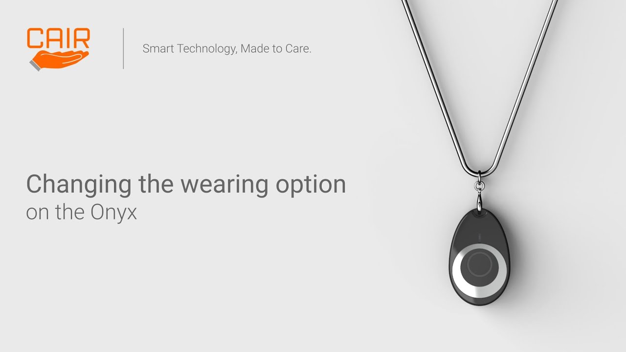 Changing the wearing option on the Onyx YouTube