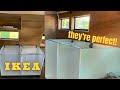 INSTALLING IKEA CABINETS IN OUR SKOOLIE TINY HOME! School Bus Home Renovation