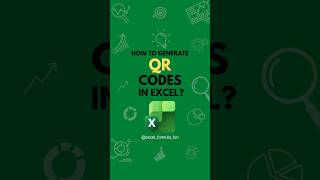 HOW TO GENERATE QR CODES IN EXCEL? 🤔 #excel #excelhacks #exceltips #excel_formula_fun