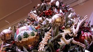 видео Цвета новогоднего интерьера в 2012 году
