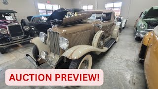 Part Two Kansas City Collector Car Auction Walk Around! Ford, Hudson, Auburn, Buick Mercury &amp; More!